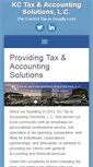 Mobile Screenshot of kc-taxsolutions.com